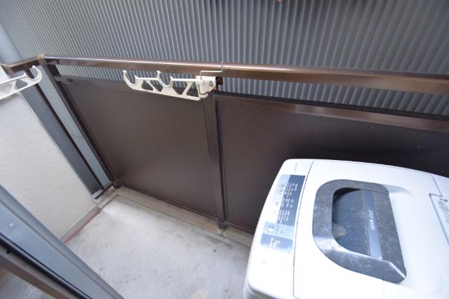 高梁市下町マンション バルコニー
