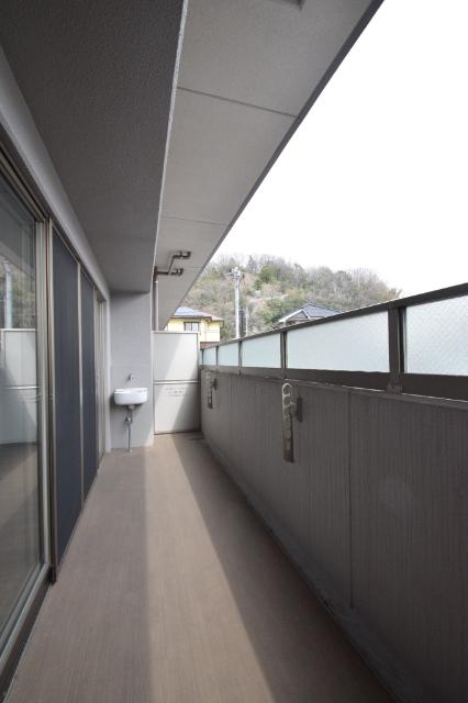 倉敷市堀南マンション バルコニー