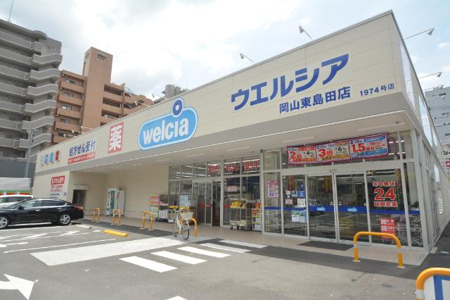 ウエルシア岡山東島田店：733m