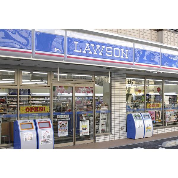 ローソン札幌北1条西店：91m