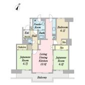 間取図（和室→洋室）