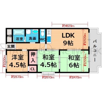  間取り図写真