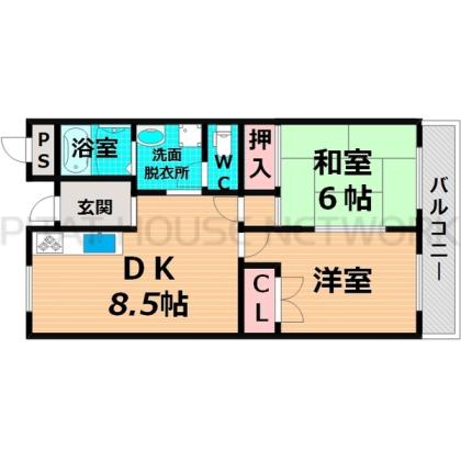 守口市南寺方東通マンション 間取り図写真