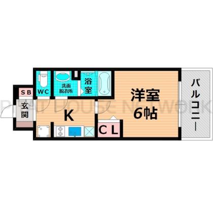 大阪市城東区東中浜マンション 間取り図写真