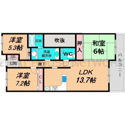  間取り図写真