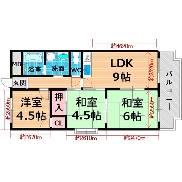  間取り図写真