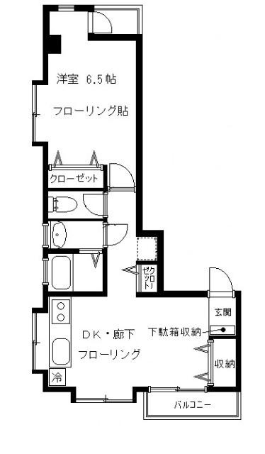 メゾンウイステリア（205） 間取り図画像