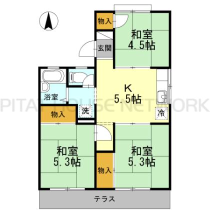  間取り図写真