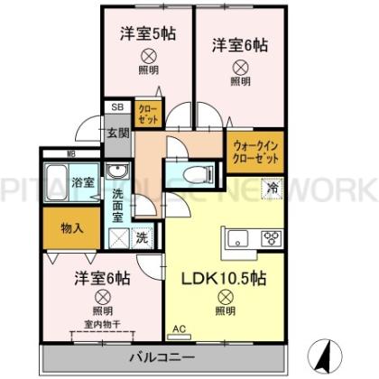  間取り図写真