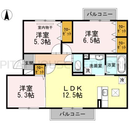  間取り図写真