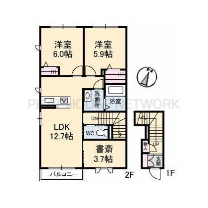  間取り図写真