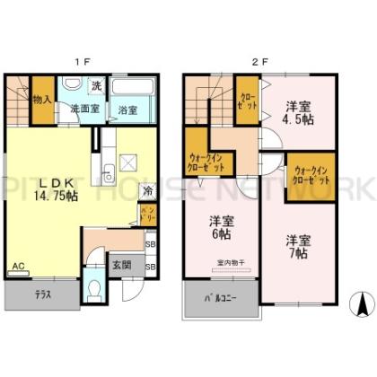  間取り図写真