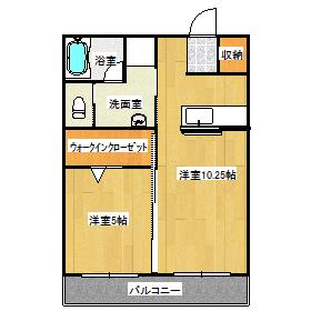 レイクヒルズ 間取り図画像