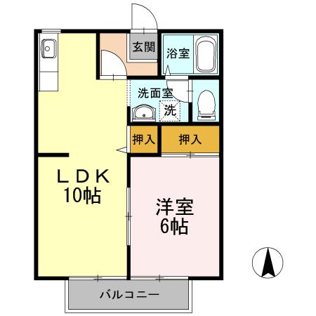 アプローズ関 間取り図画像