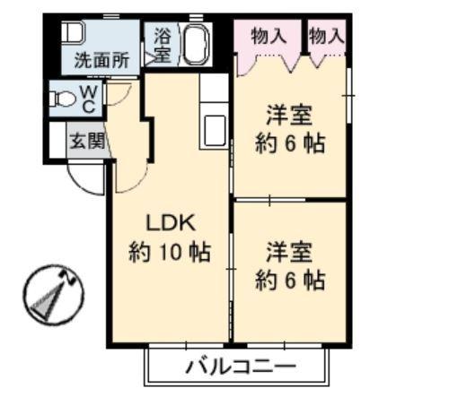 フレベールメゾン　A棟 間取り図画像