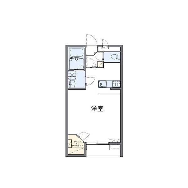 レオパレスシャルマン上道Ⅲ 間取り図画像