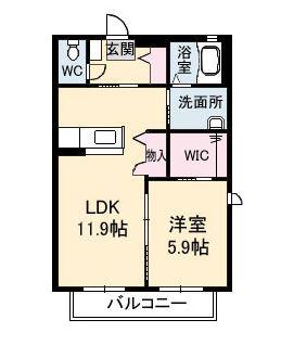 シャーメゾングレース　C棟 間取り図画像