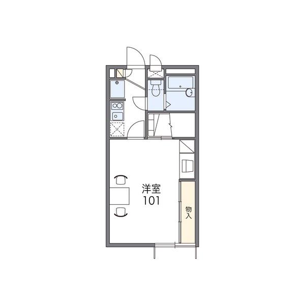 レオパレスピアチェーレ川口 間取り図画像
