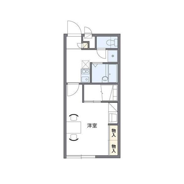 レオパレスシャンテ 間取り図画像