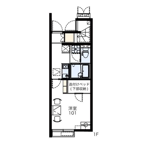 レオネクストパレス市場 間取り図画像