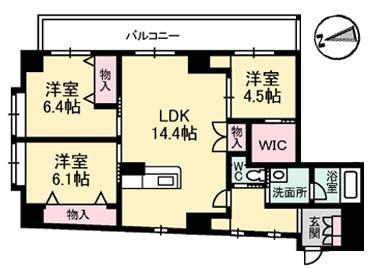 ボナール古京 間取り図画像