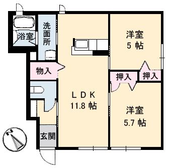  間取り図写真