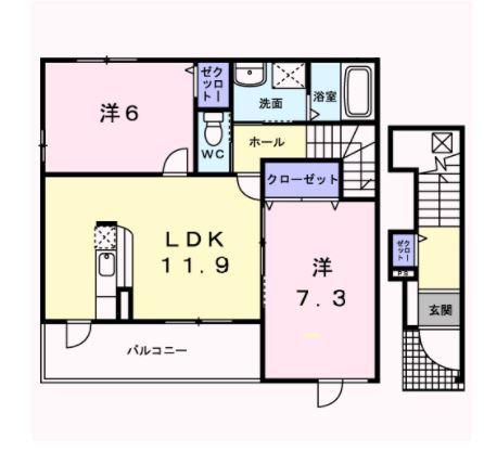ル・プランタンA 間取り図画像