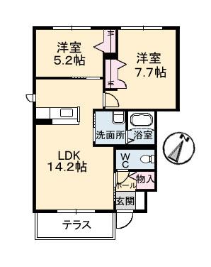  間取り図写真
