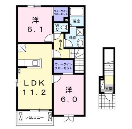 サンリッチB 間取り図画像
