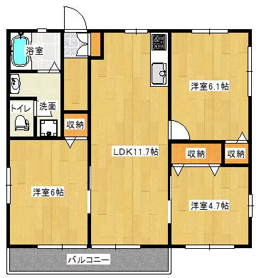 コーポZion（201） 間取り図画像