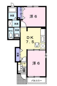 ア・ラ・モード　メゾン 間取り図画像