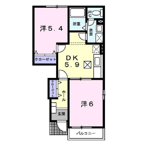 ハートネス80  B 間取り図画像
