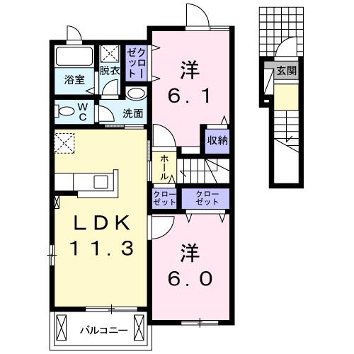 ハーモニー・ガーデンⅠ 間取り図画像