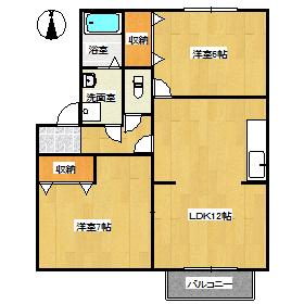 パトリア山崎 間取り図画像