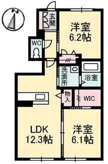 グランフォート　弐番館 間取り図画像