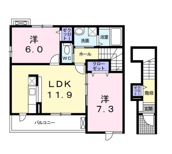 シルバーベル 間取り図画像