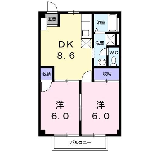 シエヌー 間取り図画像