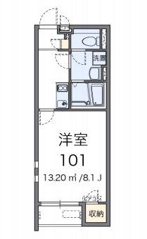 クレイノエアルⅡ 間取り図画像