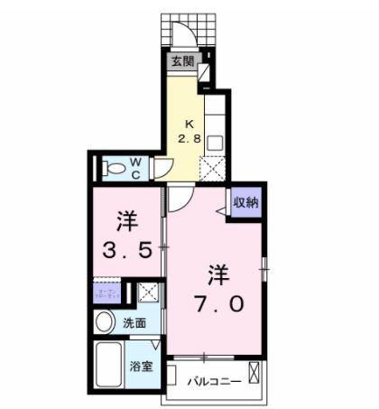 リバーサイド2 間取り図画像