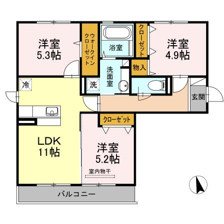 エスペランサ 間取り図画像