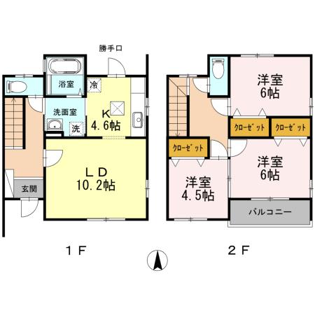 Southern court 間取り図画像