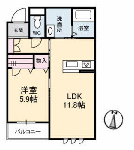 ヴィラガーデン 間取り図画像