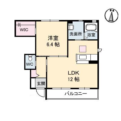 シャーメゾンつばき 2番館 間取り図画像