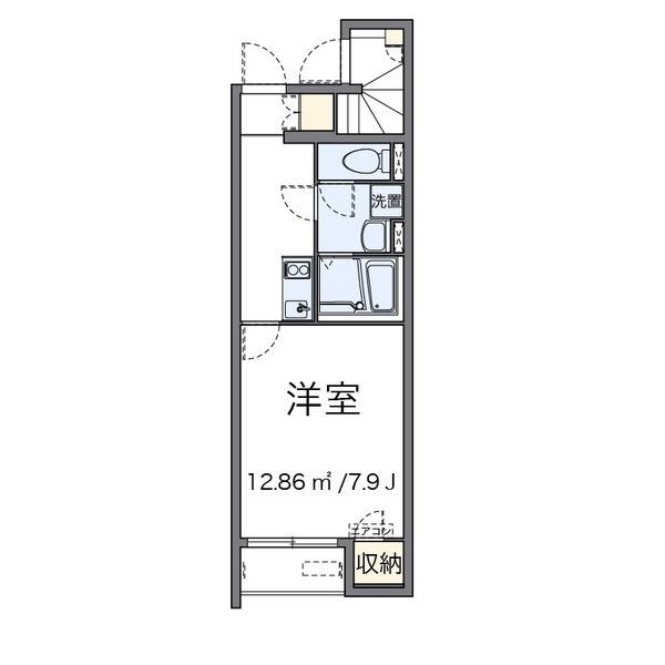 クレイノ西大寺（107） 間取り図画像