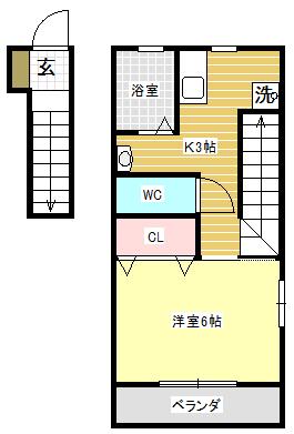 パシフィコ　C棟 間取り図画像