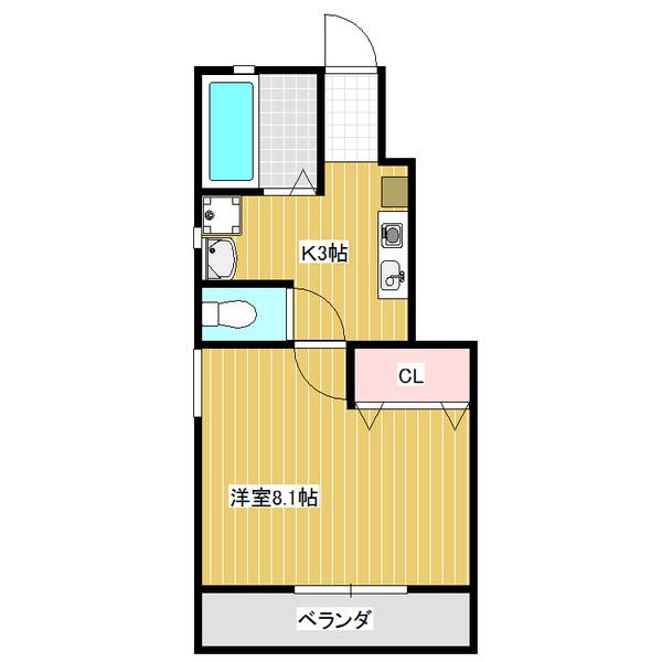 Fortuna四御神 B棟 間取り図画像