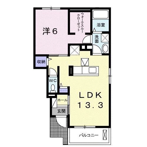 トゥールビヨン　Ⅳ 間取り図画像