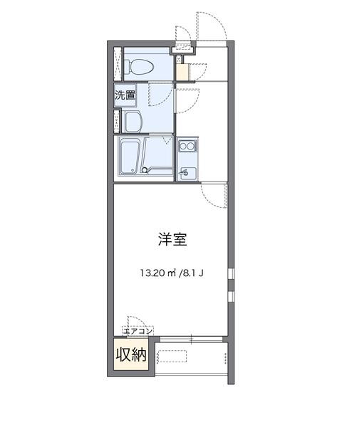 クレイノ伊料北（210） 間取り図画像