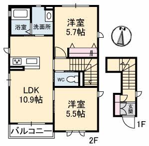  間取り図写真