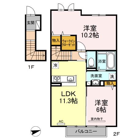 ウィステみやまえ 間取り図画像